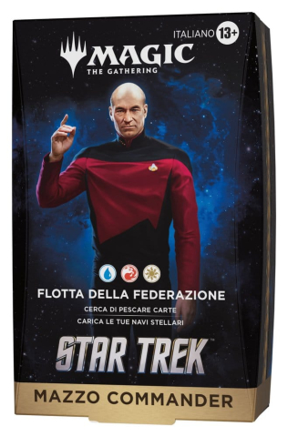 PRECOMENZI - Magic the Gathering Star Trek Commander Decks Case (4) italian