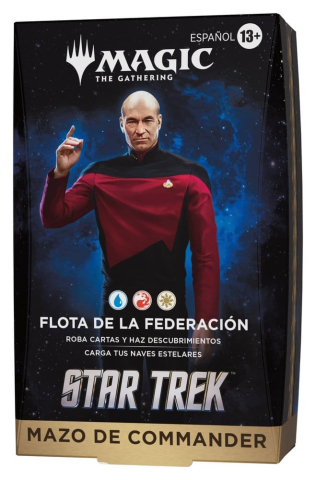 PRECOMENZI - Magic the Gathering Star Trek Commander Decks Case (4) spanish