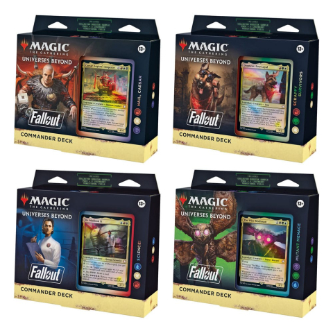 Magic the Gathering Universes Beyond: Fallout Commander Decks Display (4) english [12]