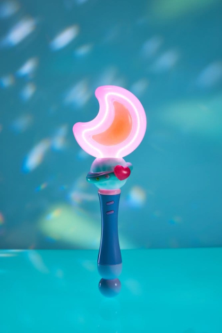 Collectibles - Magical Sisters Lulutto Lilly Proplica Replica Moontoneoneon & GlassHeart DreamPact Set 25 cm