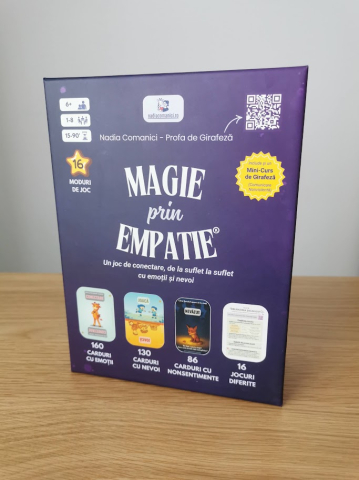 Board Games - Magie prin Empatie – Joc educativ cu 376 de carduri despre emotii si nevoi