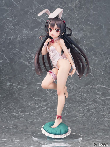 Adult/Hentai - Maitetsu Last Run!! Statue 1/3 Hachiroku: White Bunny Ver. 40 cm