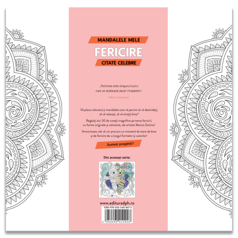 Mandalele mele: Fericire – Carte de colorat pentru relaxare 12+ [1]