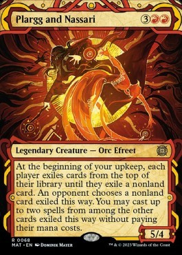 Trading Card Games - March of the Machine: The Aftermath: Extras Plargg and Nassari (V.1) 68 Foiled