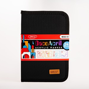 Rechizite, Creativitate, Hobby - MARKER ACRILIC DACO SET 24 MAPA MK503/24