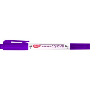 Rechizite, Creativitate, Hobby - MARKER CD/DVD DOUA CAPETE DACO MOV MK301