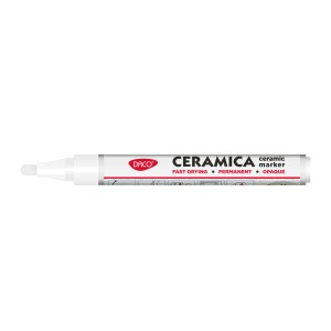 Rechizite, Creativitate, Hobby - MARKER CERAMICA DACO ALB MK502W