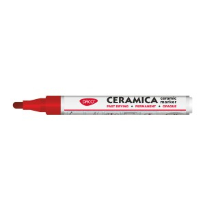 Rechizite, Creativitate, Hobby - MARKER CERAMICA DACO ROSU MK502R
