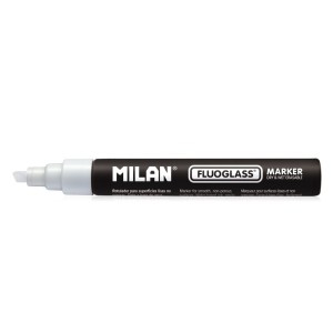 Rechizite, Creativitate, Hobby - MARKER PENTRU STICLA FLUOGLASS ALB MILAN 591291012