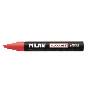 Rechizite, Creativitate, Hobby - MARKER PENTRU STICLA FLUOGLASS ROSU MILAN 591293012