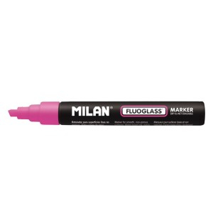 Rechizite, Creativitate, Hobby - MARKER PENTRU STICLA FLUOGLASS ROZ MILAN 591293412