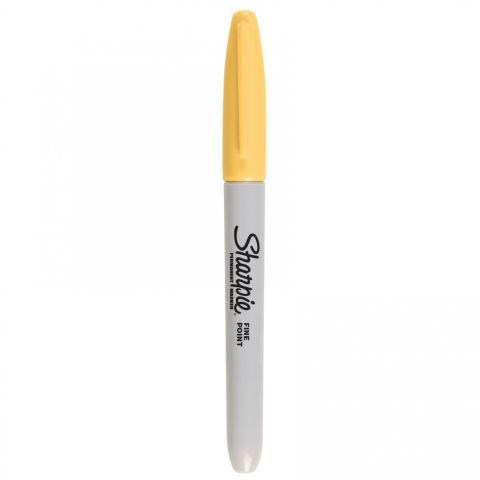 Marker perm Sharpie F banana-galben [1]