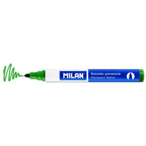 Rechizite, Creativitate, Hobby - MARKER PERMANENT MILAN VARF ROTUND VERDE 16429124