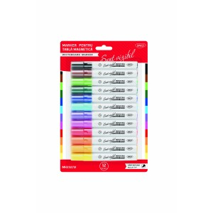 Rechizite, Creativitate, Hobby - MARKER TABLA MAGNETICA SET 12 DACO MK232/12