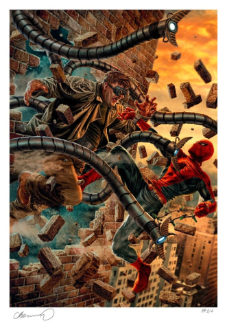 PRECOMENZI - Marvel Art Print The Amazing Spider-Man vs Doc Ock 46 x 61 cm - unframed