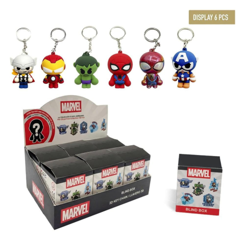 PRECOMENZI - Marvel Avengers Keychain Blind Box Display (6)
