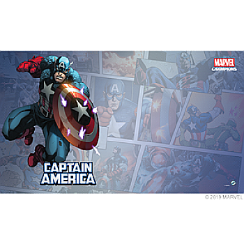 Accesorii pentru boardgames - Marvel Champions: Captain America Game Mat