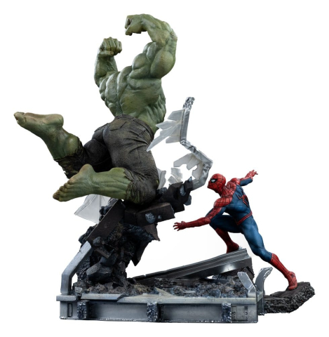 Marvel Comics Art Scale Statue 1/10 Spider-Man vs Hulk 38 cm [3]