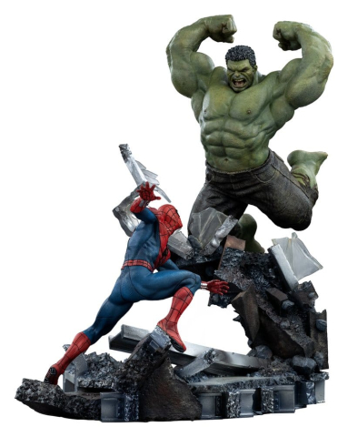 Marvel Comics Art Scale Statue 1/10 Spider-Man vs Hulk 38 cm [2]