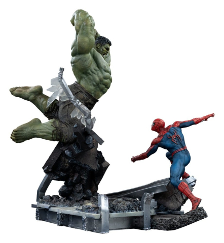 Marvel Comics Art Scale Statue 1/10 Spider-Man vs Hulk 38 cm [4]