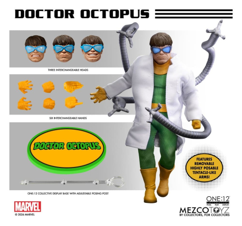 PRECOMENZI - Marvel Comics One:12 Collective Action Figure 1/12 Doctor Octopus 16 cm