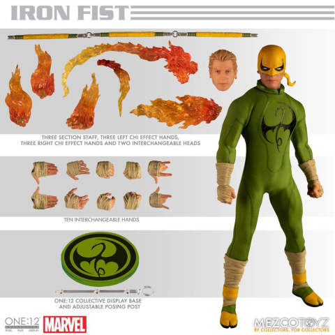 PRECOMENZI - Marvel Comics One:12 Collective Action Figure 1/12 Iron Fist 17 cm