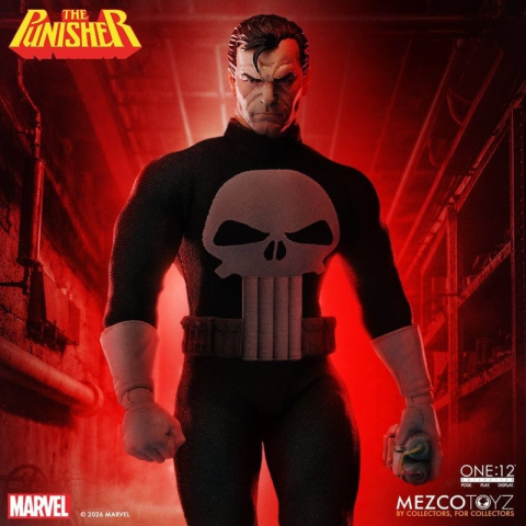 PRECOMENZI - Marvel Comics One:12 Collective Action Figure 1/12 Punisher 17 cm