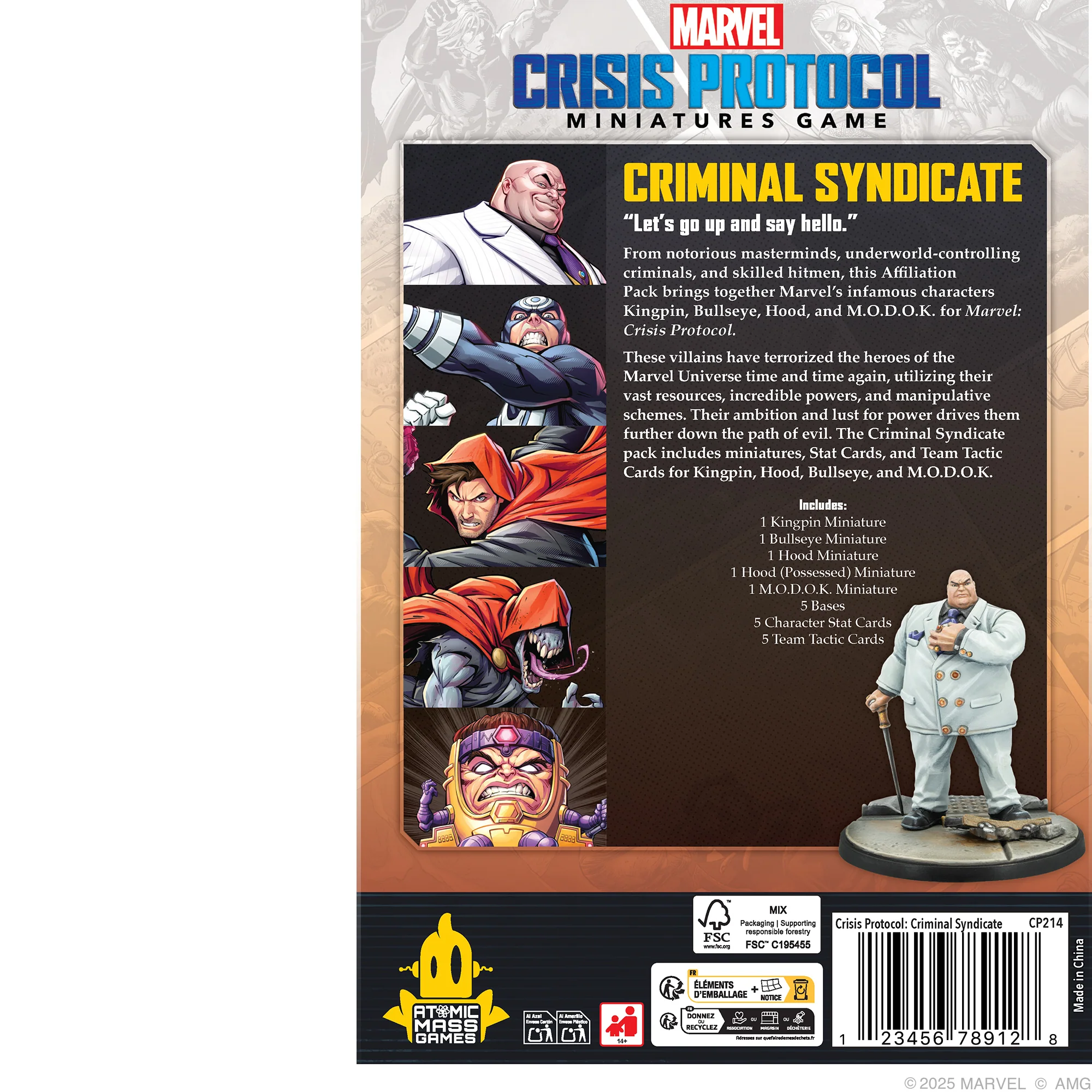 Marvel Crisis Protocol Criminal Syndicate Affiliation Pack [1]