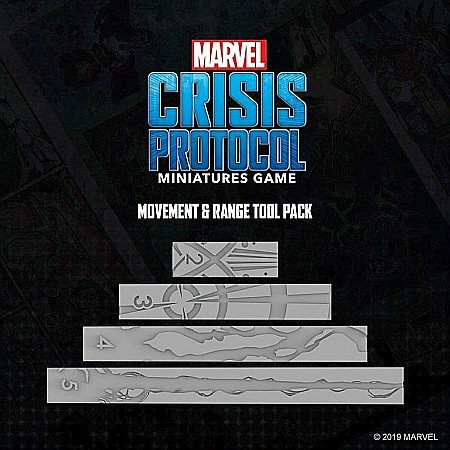 Accesorii pentru boardgames - Marvel: Crisis Protocol – Measurement Tools