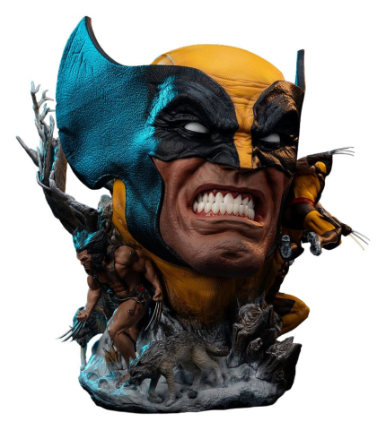 PRECOMENZI - Marvel Fine Art Bust Wolverine Deluxe Edition 48 cm