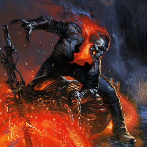 PRECOMENZI - Marvel Fine Art Print Ghost Rider 41 x 61 cm - unframed