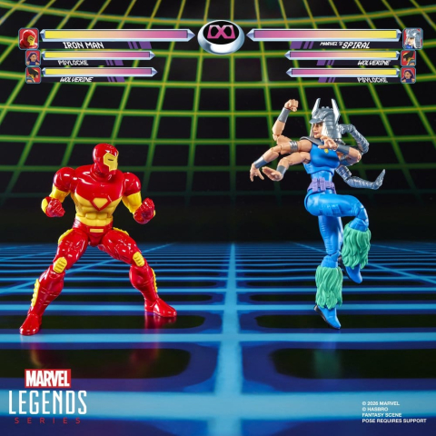 Marvel Games Marvel Legends Action Figure 2-Pack Iron Man & Marvel's Spiral 15 cm [11]