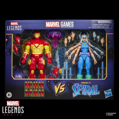Marvel Games Marvel Legends Action Figure 2-Pack Iron Man & Marvel's Spiral 15 cm [8]