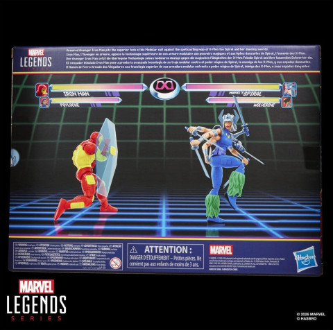 Marvel Games Marvel Legends Action Figure 2-Pack Iron Man & Marvel's Spiral 15 cm [1]