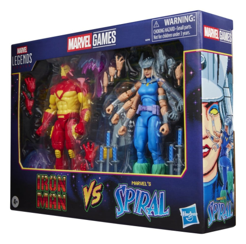 Marvel Games Marvel Legends Action Figure 2-Pack Iron Man & Marvel's Spiral 15 cm [9]