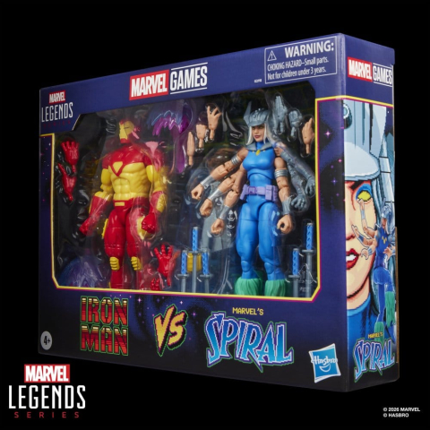 Marvel Games Marvel Legends Action Figure 2-Pack Iron Man & Marvel's Spiral 15 cm [10]