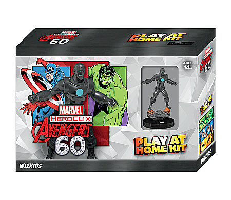 Board Games - Marvel HeroClix: Avengers 60th Anniversary Play at Home Kit Iron Man