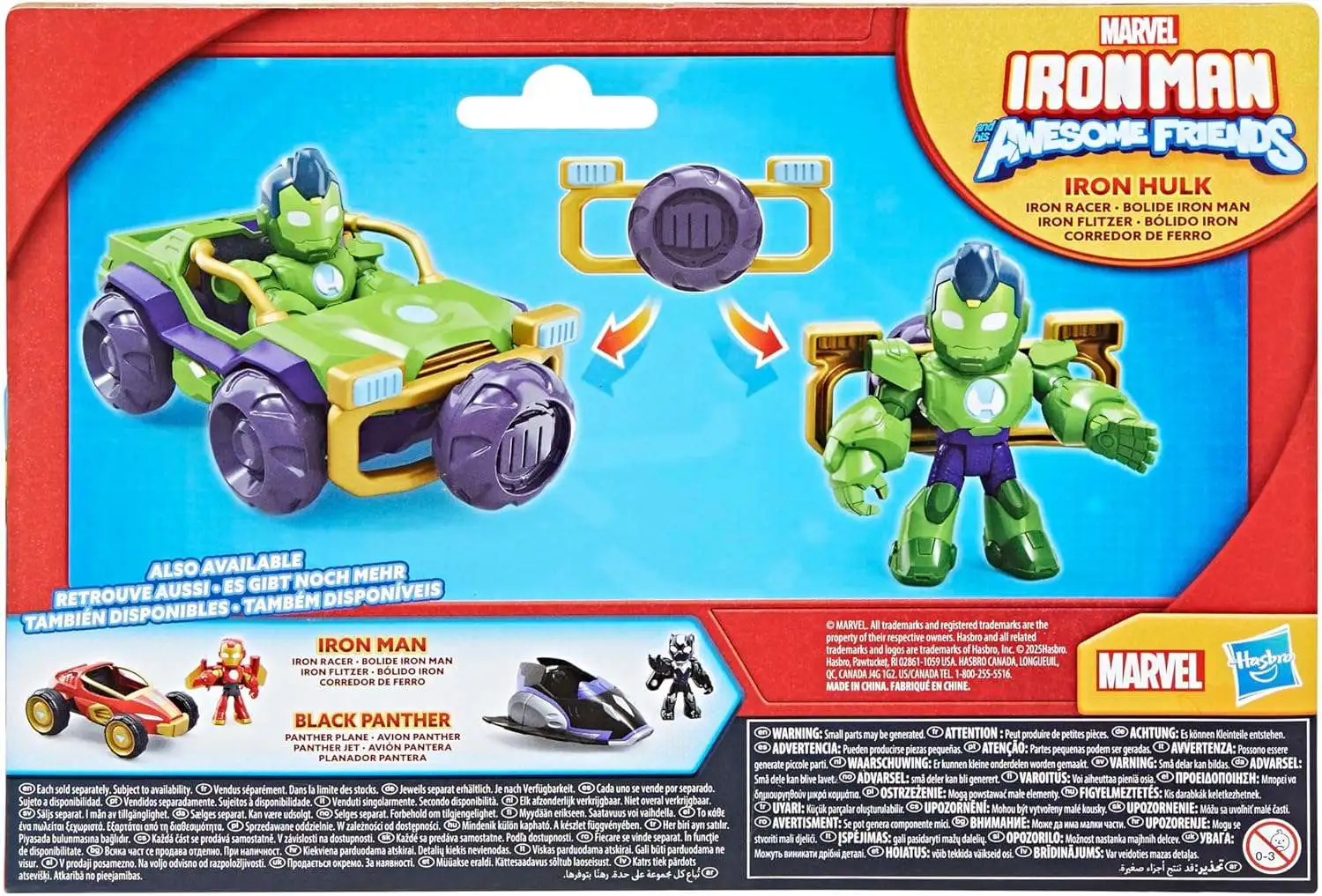Marvel Iron Hulk Iron Racer - Set Masina si Figurina [3]