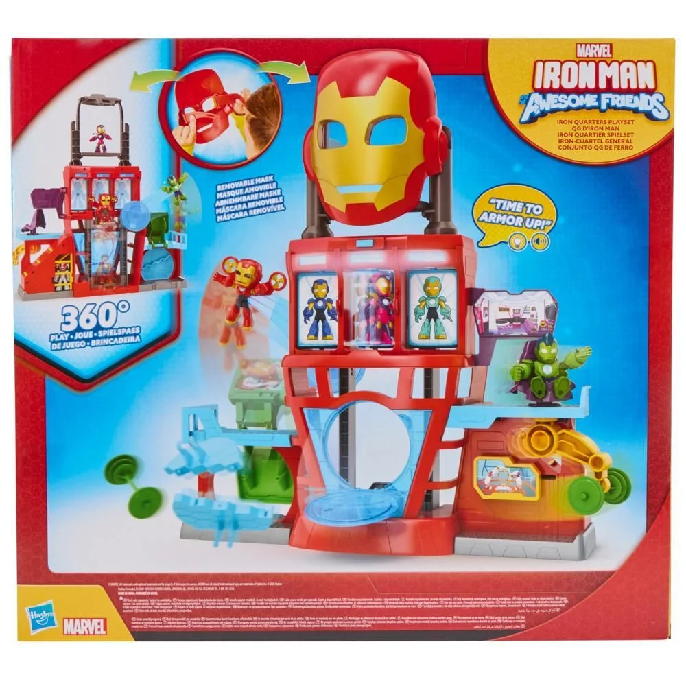 Marvel Iron Man Iron Quarters - Set de Joaca Interactiv [1]