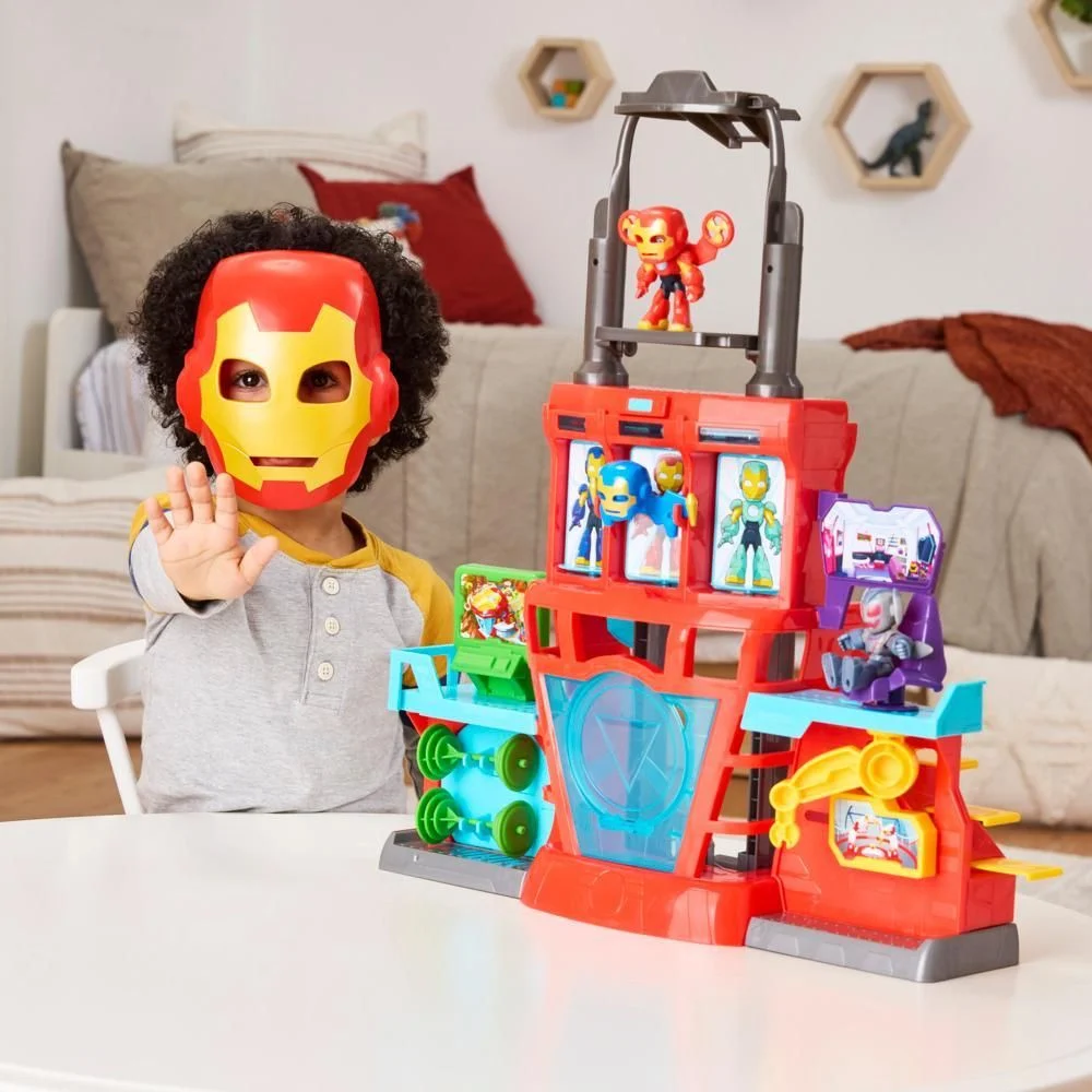 Marvel Iron Man Iron Quarters - Set de Joaca Interactiv [5]