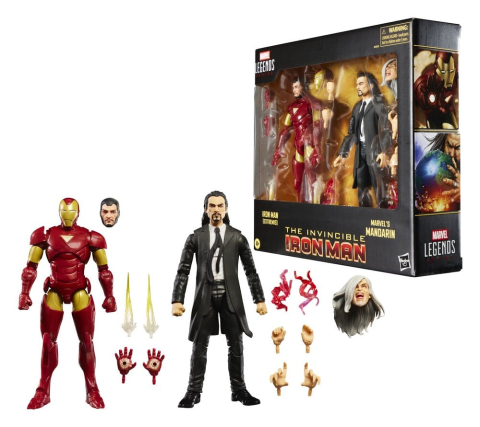 Marvel Legends Action Figure 2-Pack Iron Man (Extremis) & Marvel's Mandarin 15 cm [1]