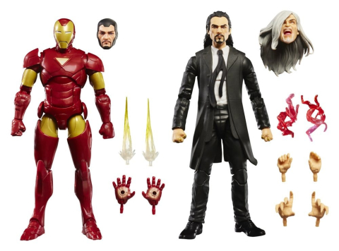 Marvel Legends Action Figure 2-Pack Iron Man (Extremis) & Marvel's Mandarin 15 cm [2]