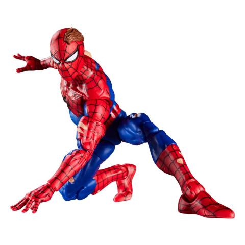 Marvel Legends Battle-Damaged Spider-Man + Magic Foil Card 15 cm [1]