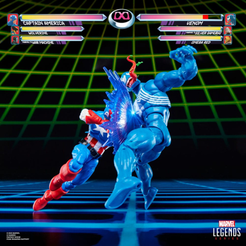 PRECOMENZI - Marvel Legends Gamerverse Action Figure 2-Pack Captain America vs. Venom 15 cm