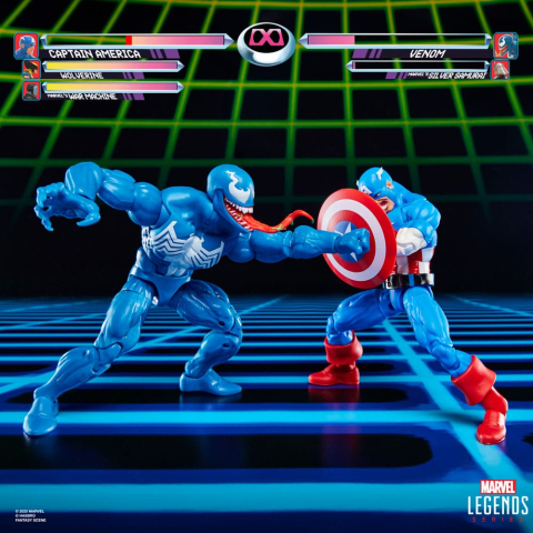 Marvel Legends Gamerverse Action Figure 2-Pack Captain America vs. Venom 15 cm [3]