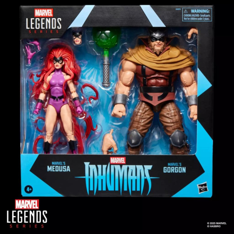 Noutati - Marvel Legends Inhumans Medusa & Gorgon Figurine Set 15 cm Hasbro