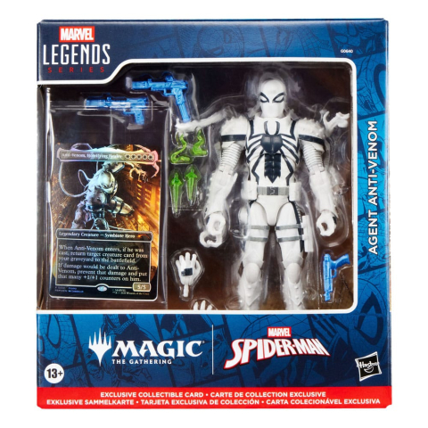 PRECOMENZI - Marvel Legends Magic: The Gathering Action Figure Agent Anti-Venom (plus Exclusive Foil Card) 15 cm