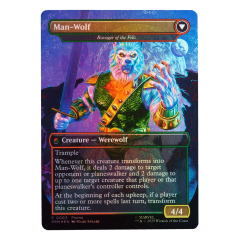 Marvel Legends Magic: The Gathering Action Figure Man-Wolf (plus Exclusive Foil Card) 15 cm [8]