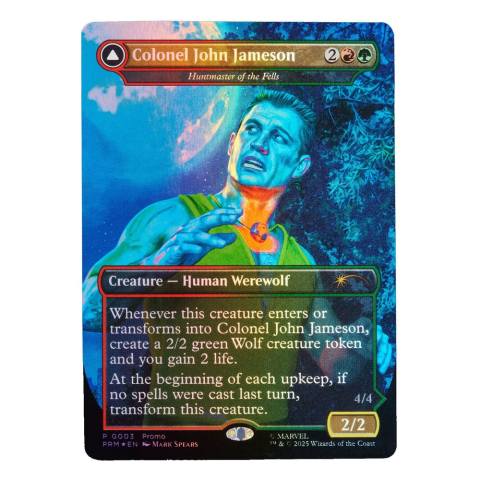Marvel Legends Magic: The Gathering Action Figure Man-Wolf (plus Exclusive Foil Card) 15 cm [7]