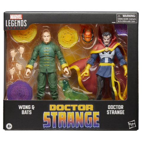 Geek Stuff - Marvel Legends Series – Doctor Strange & Wong with Bats the Dog